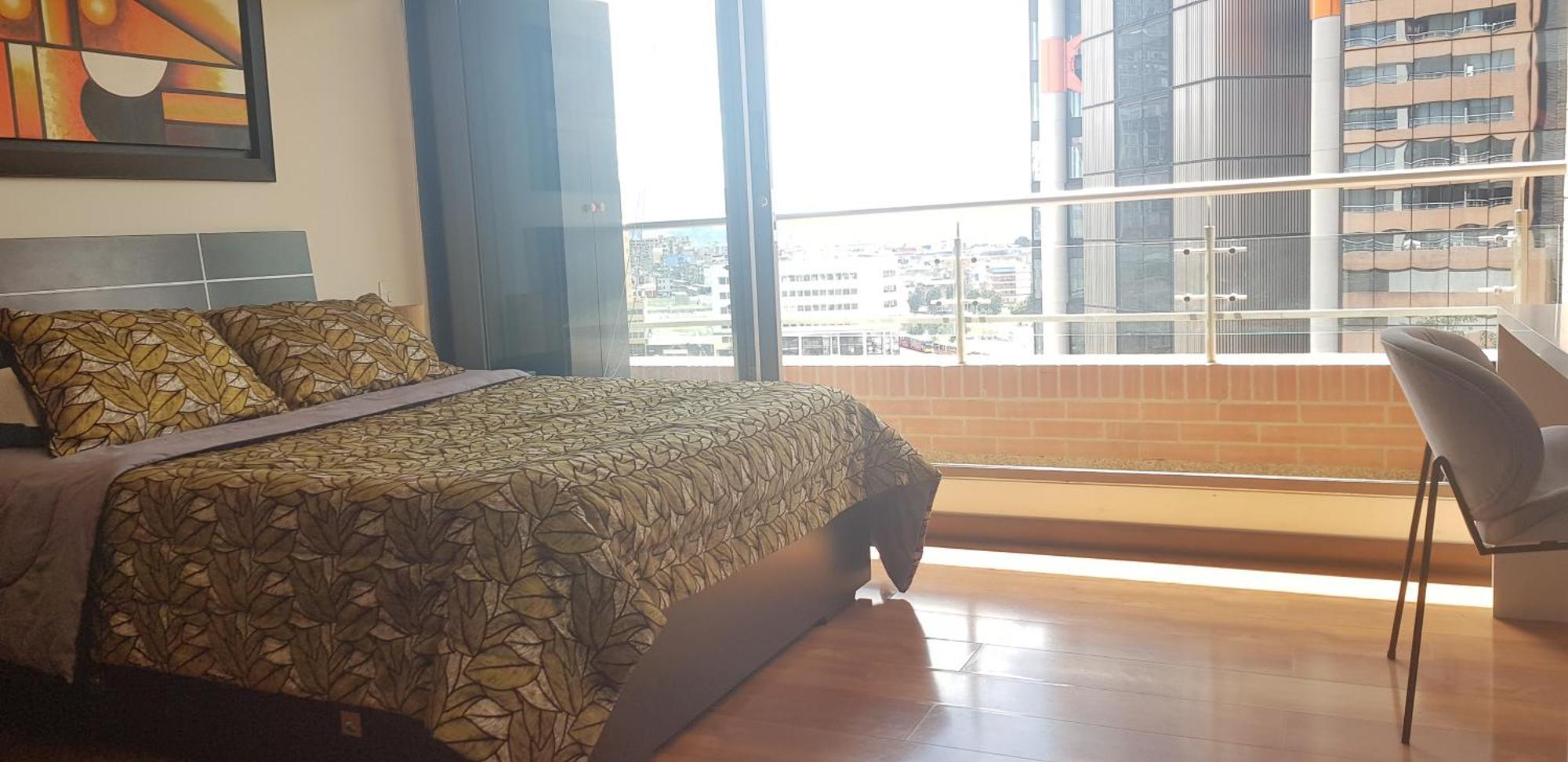 شقة Amoblado Bogota, Wifi, Agua Caliente الغرفة الصورة